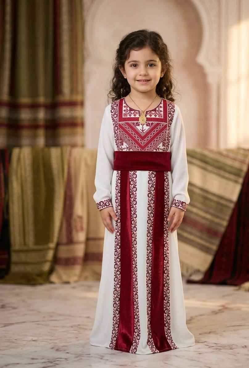 Thobe Wardat Al-Asala (Heritage Blossom Dress)