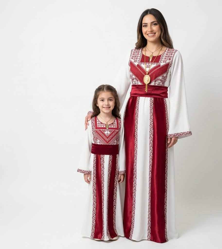 Thobe Wardat Al-Asala (Heritage Blossom Dress)