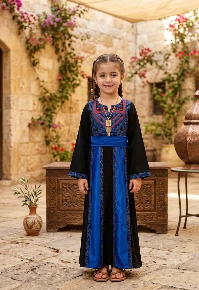 Thobe Wardat Al-Asala (Heritage Blossom Dress)