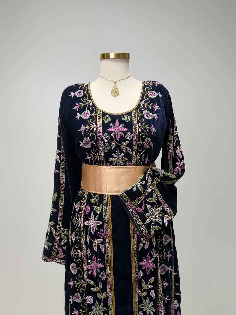 Thobe Nour Al-Layl – Hand Beaded Velvet Edition