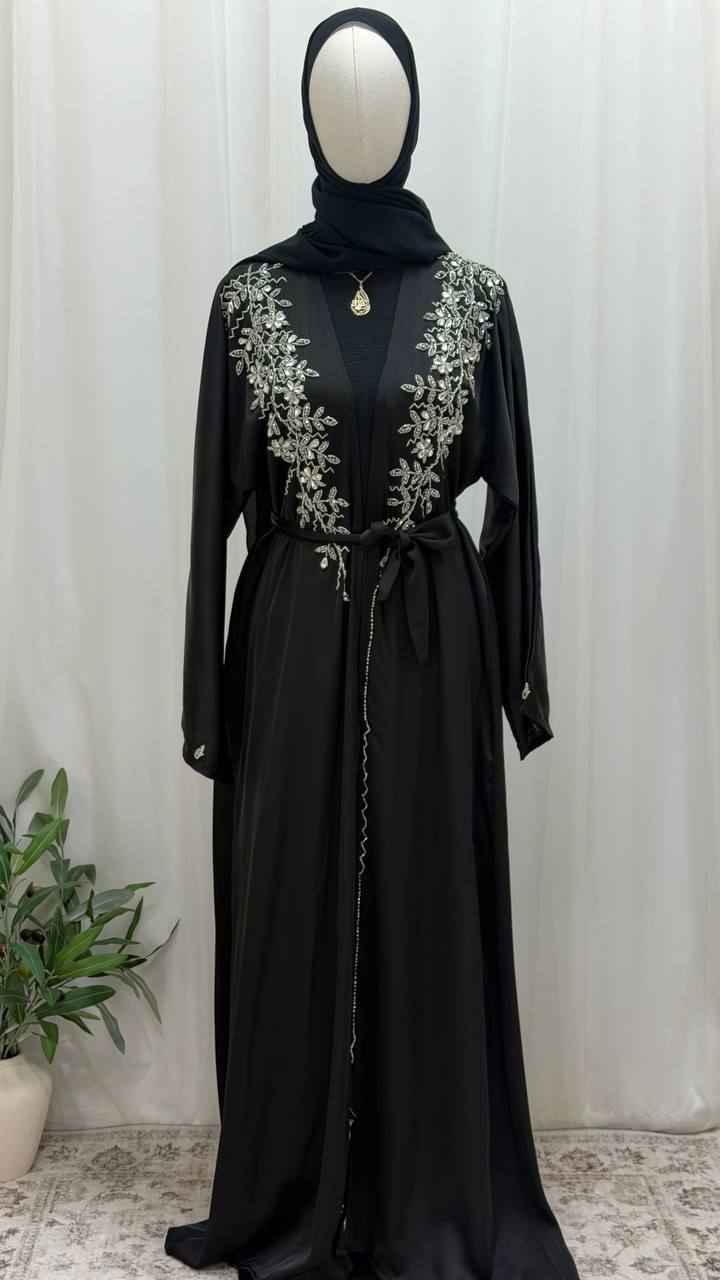 Noor Al-Layl Crystal Abaya