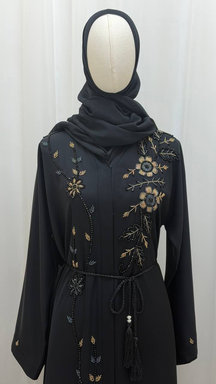 Royal Emerald Nights Abaya