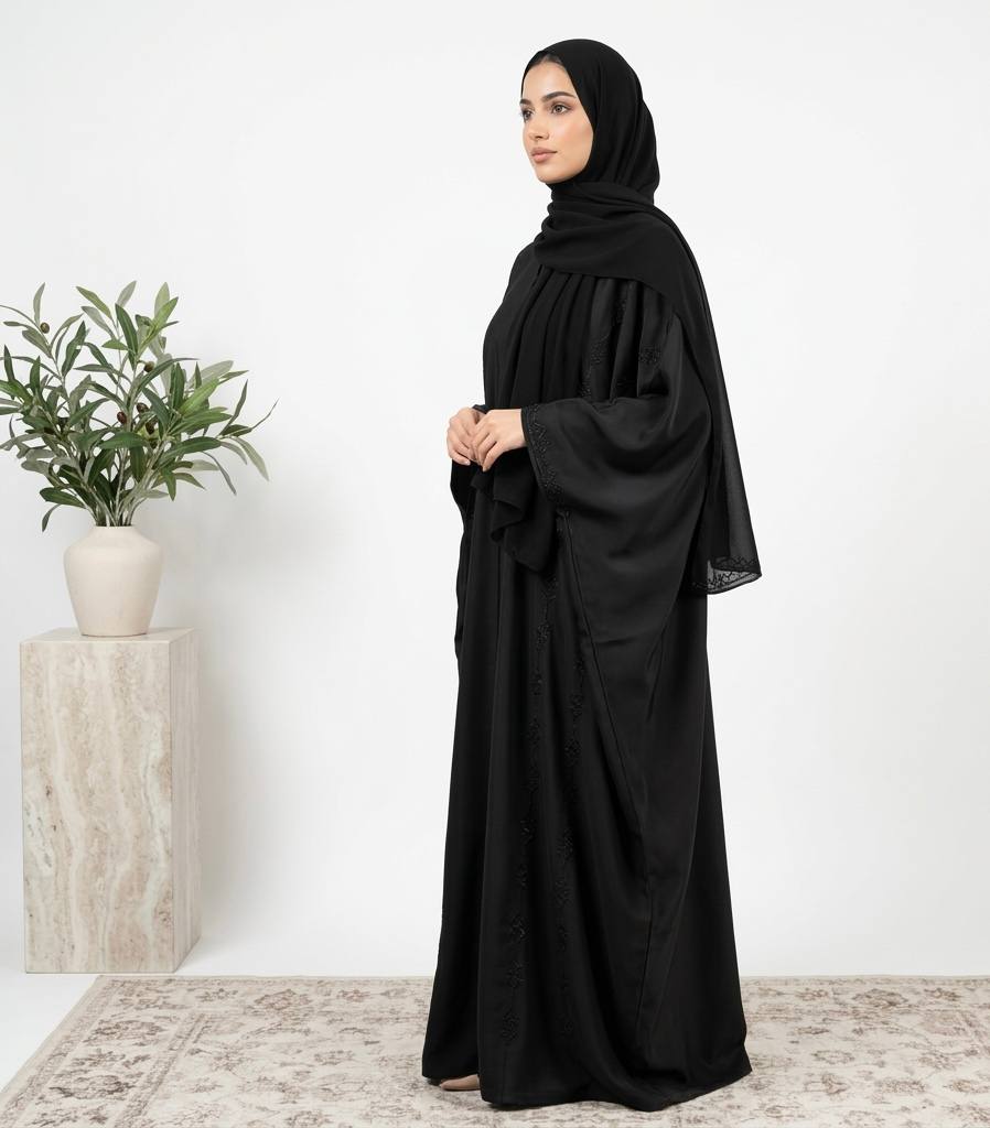 Midnight Noor Butterfly Abaya