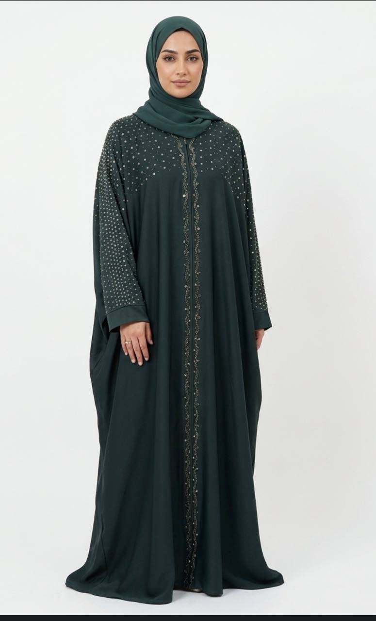 Serene Wings Abaya – Dual Tone