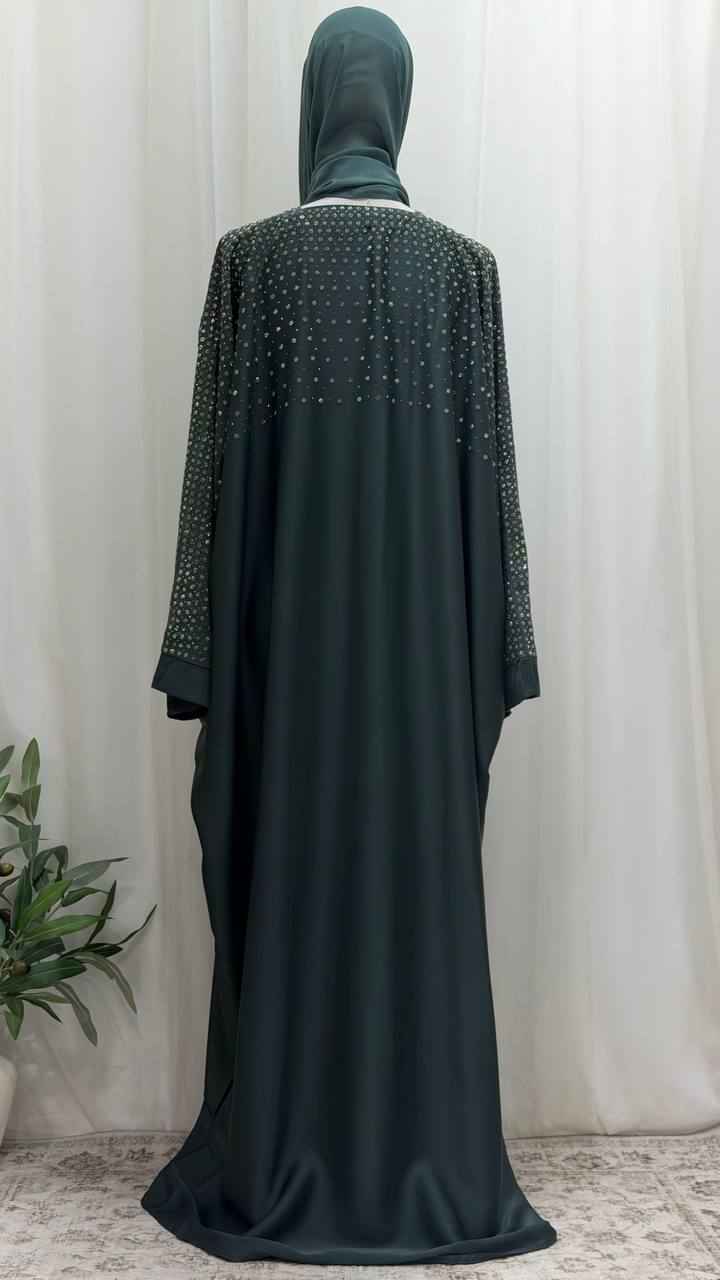Serene Wings Abaya – Dual Tone