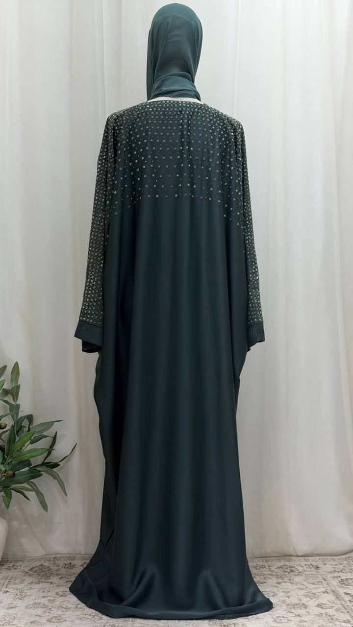 Serene Wings Abaya – Dual Tone