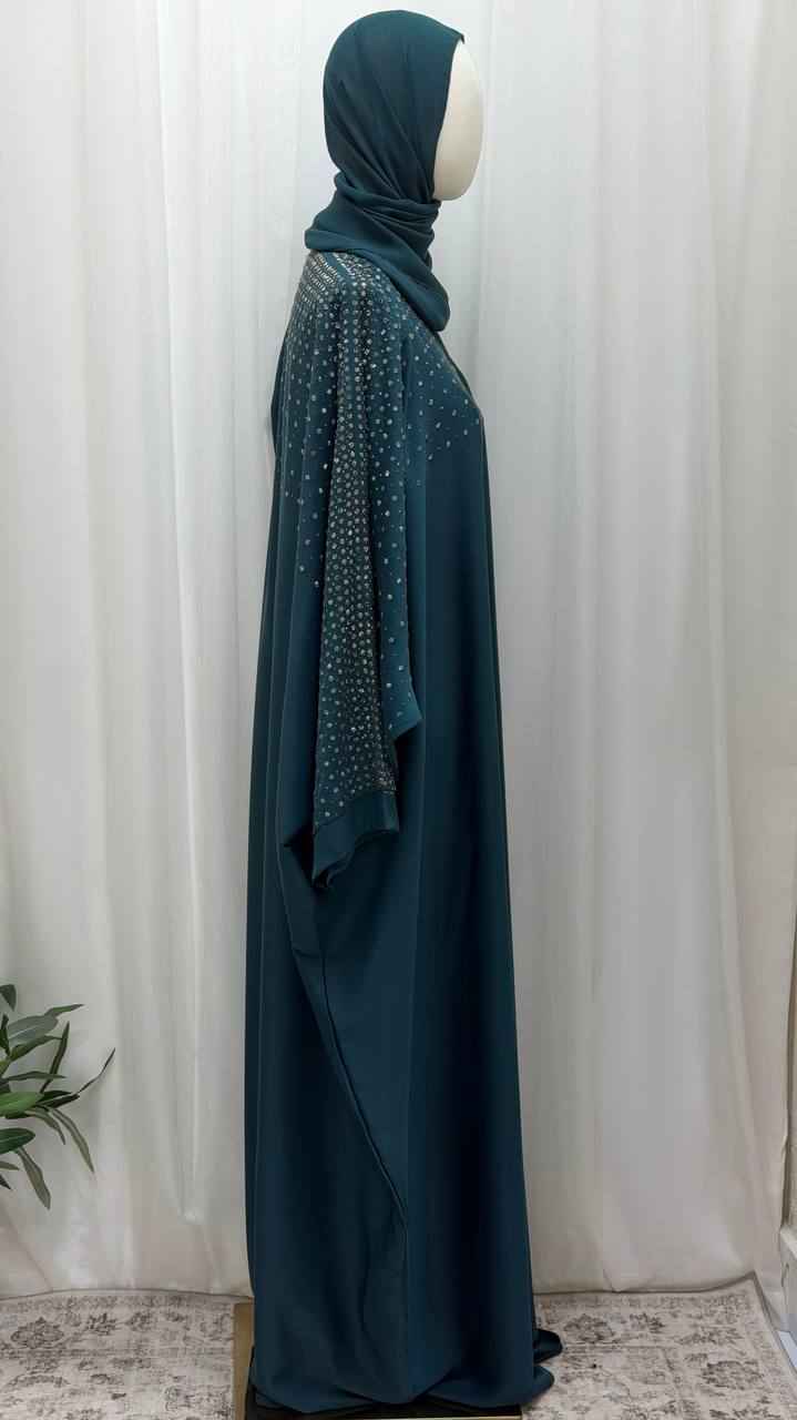 Serene Wings Abaya – Dual Tone