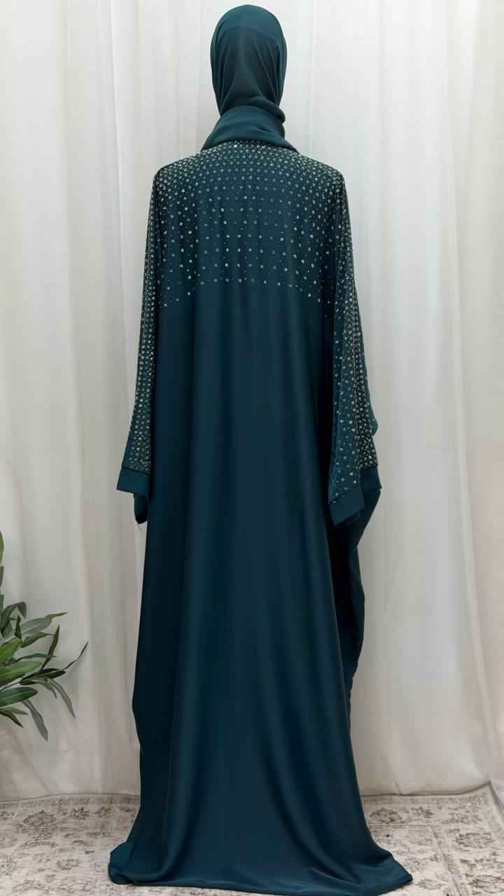 Serene Wings Abaya – Dual Tone