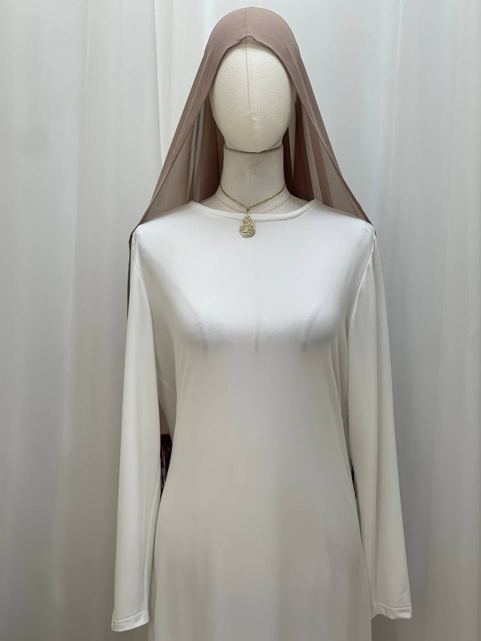 Elegant Fringe Chiffon Shawl/Khirka