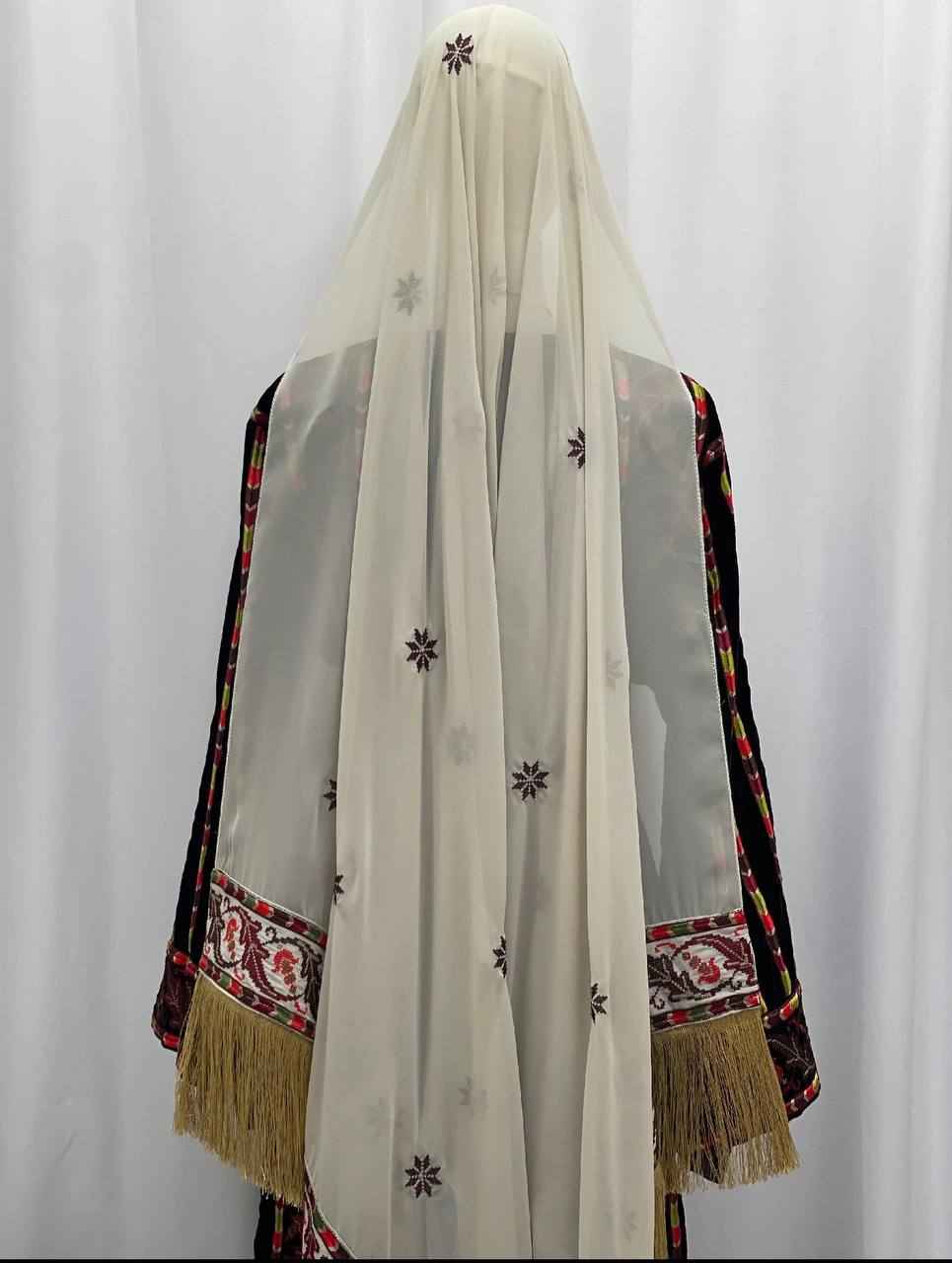 Ivory Heritage Embroidered Shawl