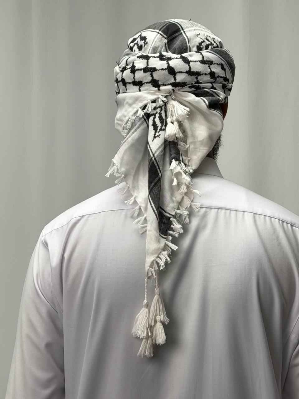 Palestinian Keffiyeh Head Wrap (Modern Style)
