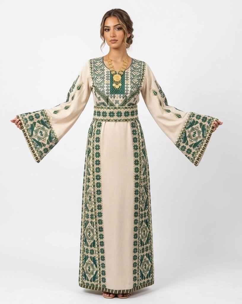 Heritage Safa Embroidered Thobe