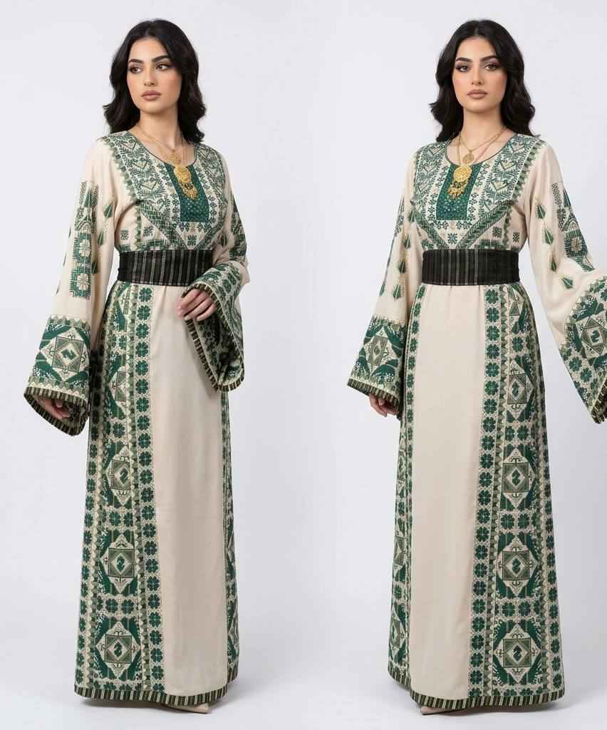Heritage Safa Embroidered Thobe