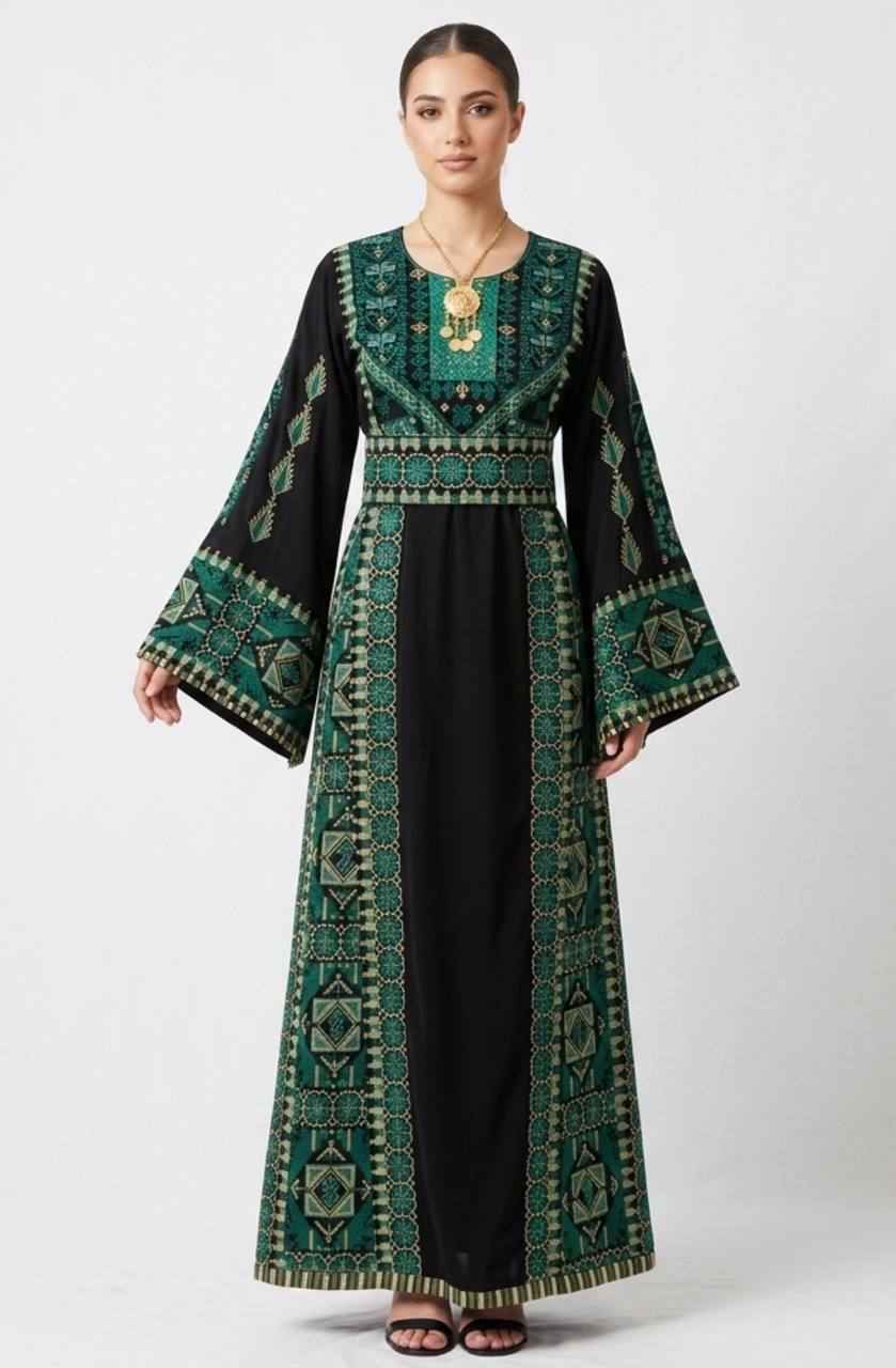 Heritage Safa Embroidered Thobe