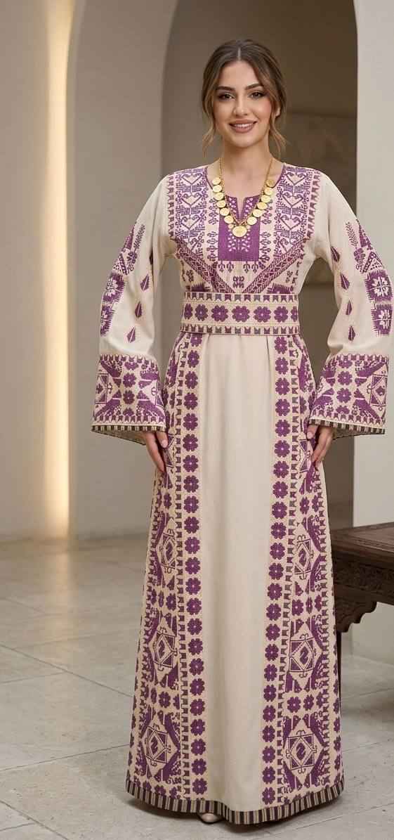 Heritage Safa Embroidered Thobe