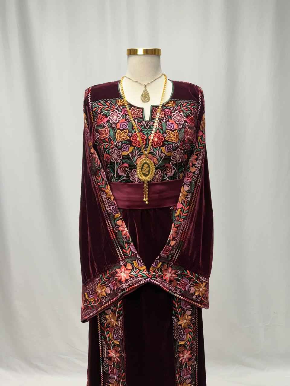 Velvet Heritage Embroidered Thobe