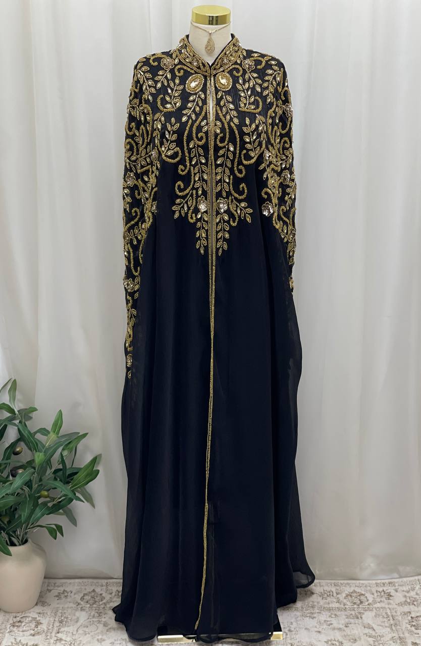 The Midnight Imperial Gold Bisht