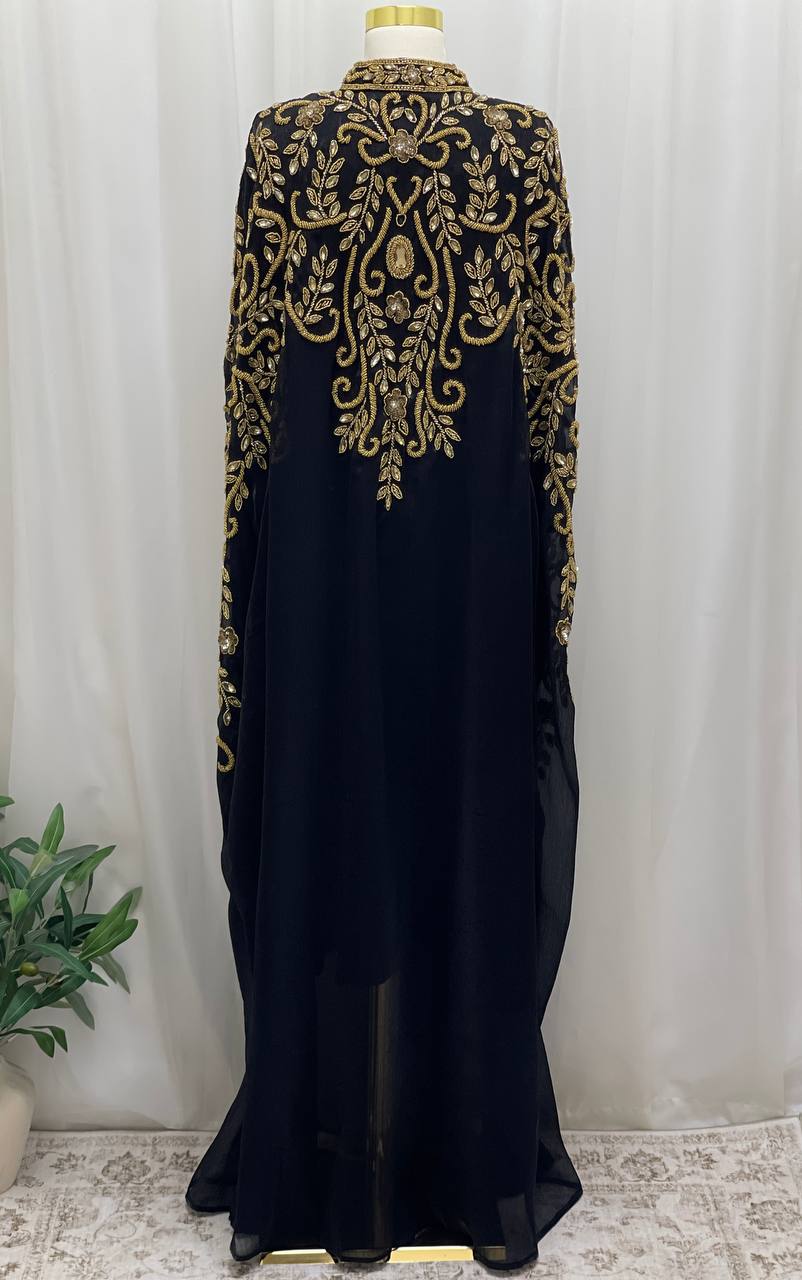 The Midnight Imperial Gold Bisht