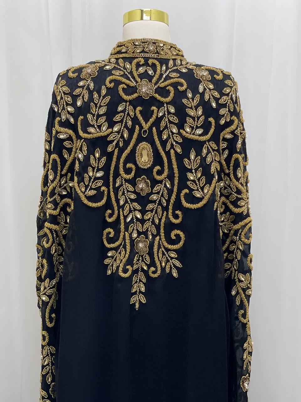The Midnight Imperial Gold Bisht