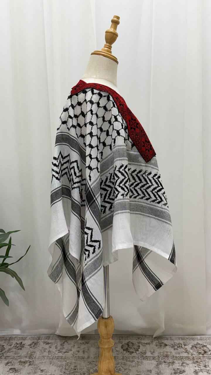 Dalia Heritage Keffiyeh Cape