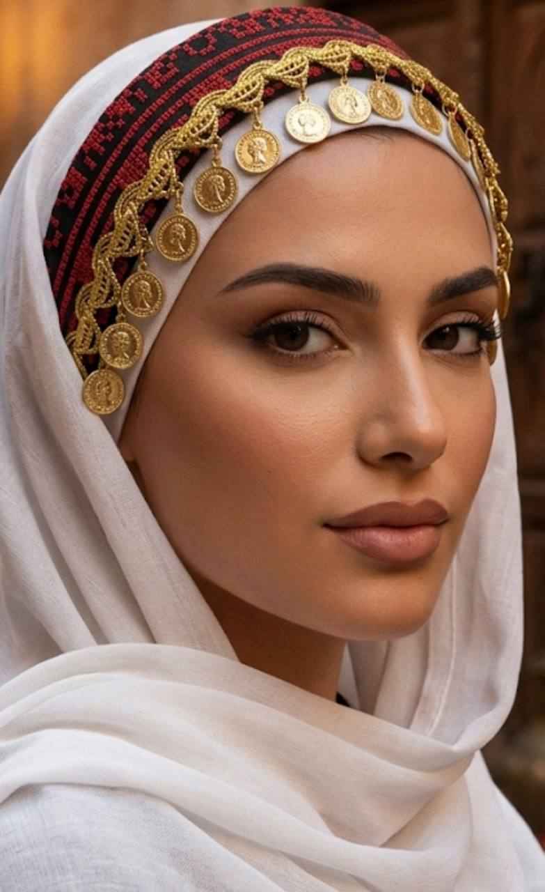 Heritage Coin Embroidered Headband ✨