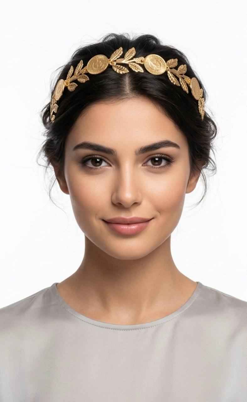 Golden Heritage Leaf Crown