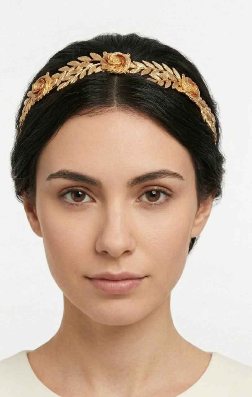 Golden Heritage Leaf Crown