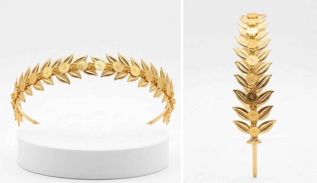 Golden Heritage Leaf Crown
