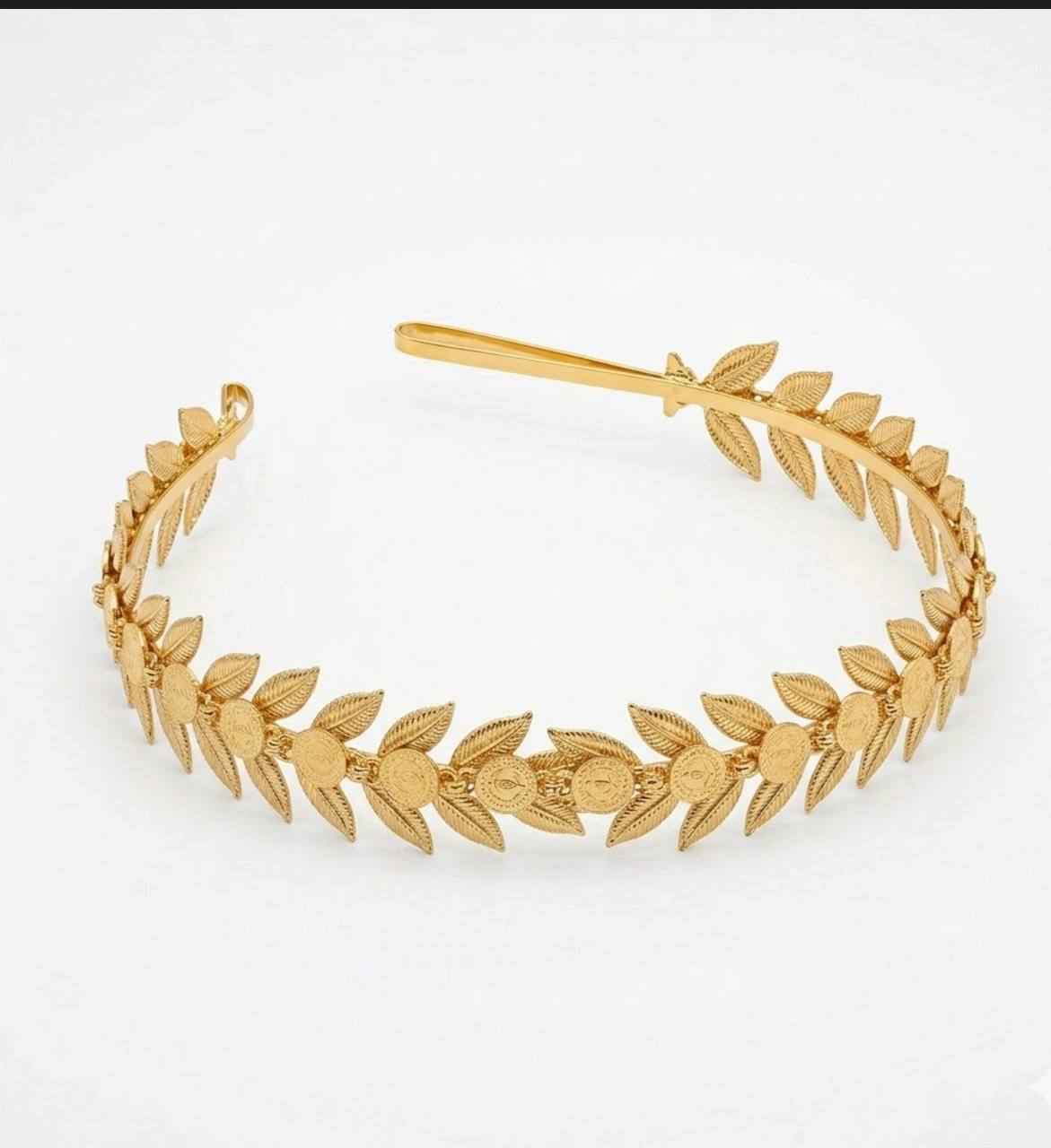 Golden Heritage Leaf Crown