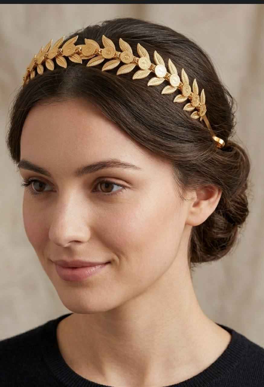 Golden Heritage Leaf Crown