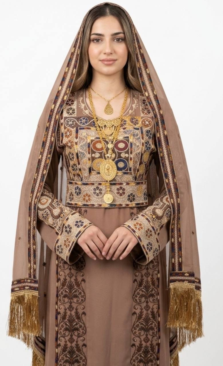 Sienna Embroidered Heritage Thobe