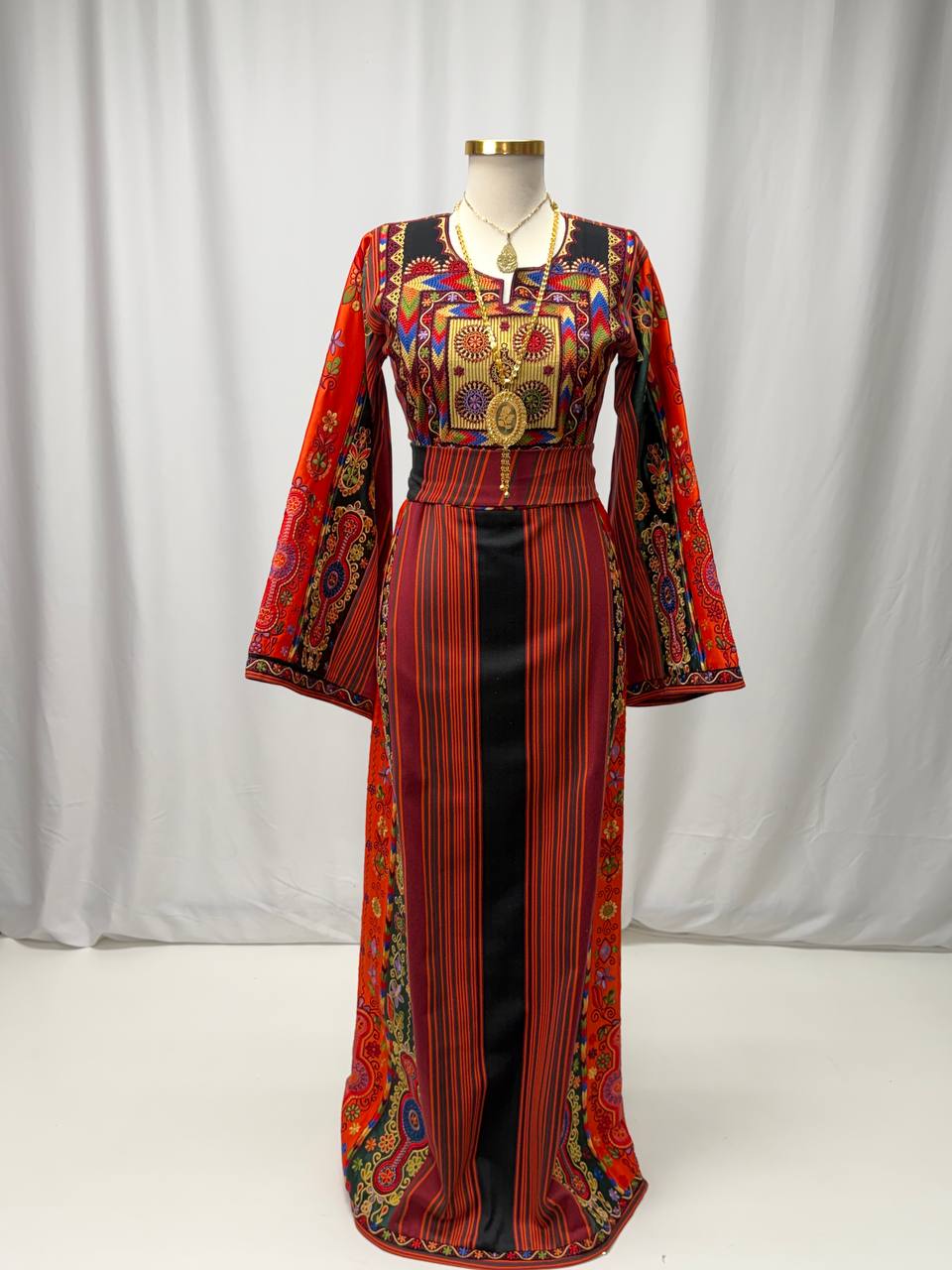 Raneem Majdalawi Heritage Thobe - Palestinian Elegance