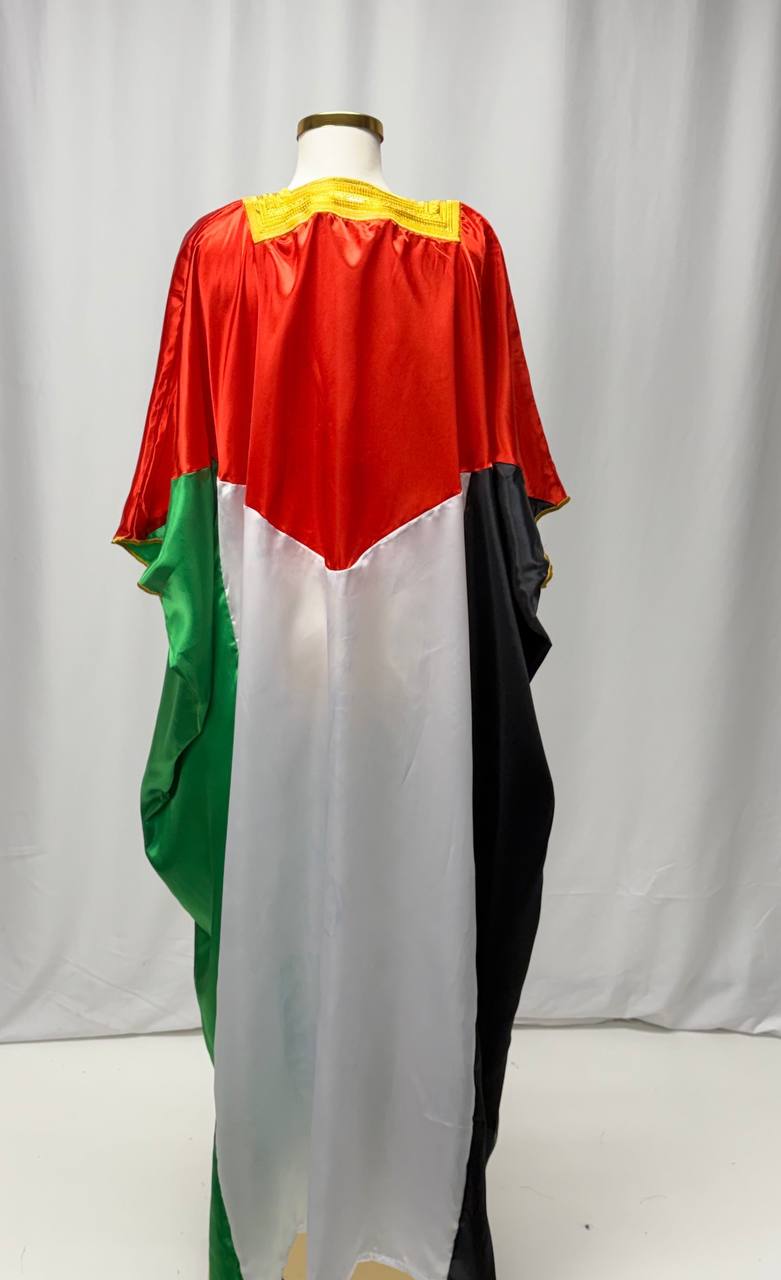 Palestinian Flag Bisht Abaya – Unisex