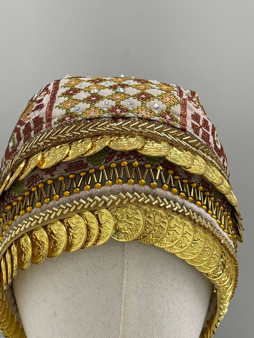 English Lira Coral Heritage Headpiece