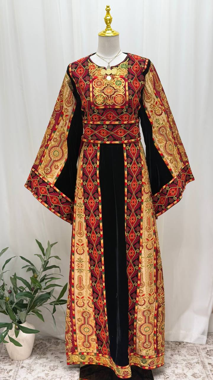 Suhaila Qasab Velvet Thobe