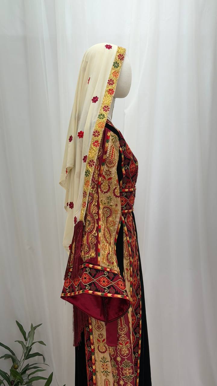 Suhaila Qasab Velvet Thobe