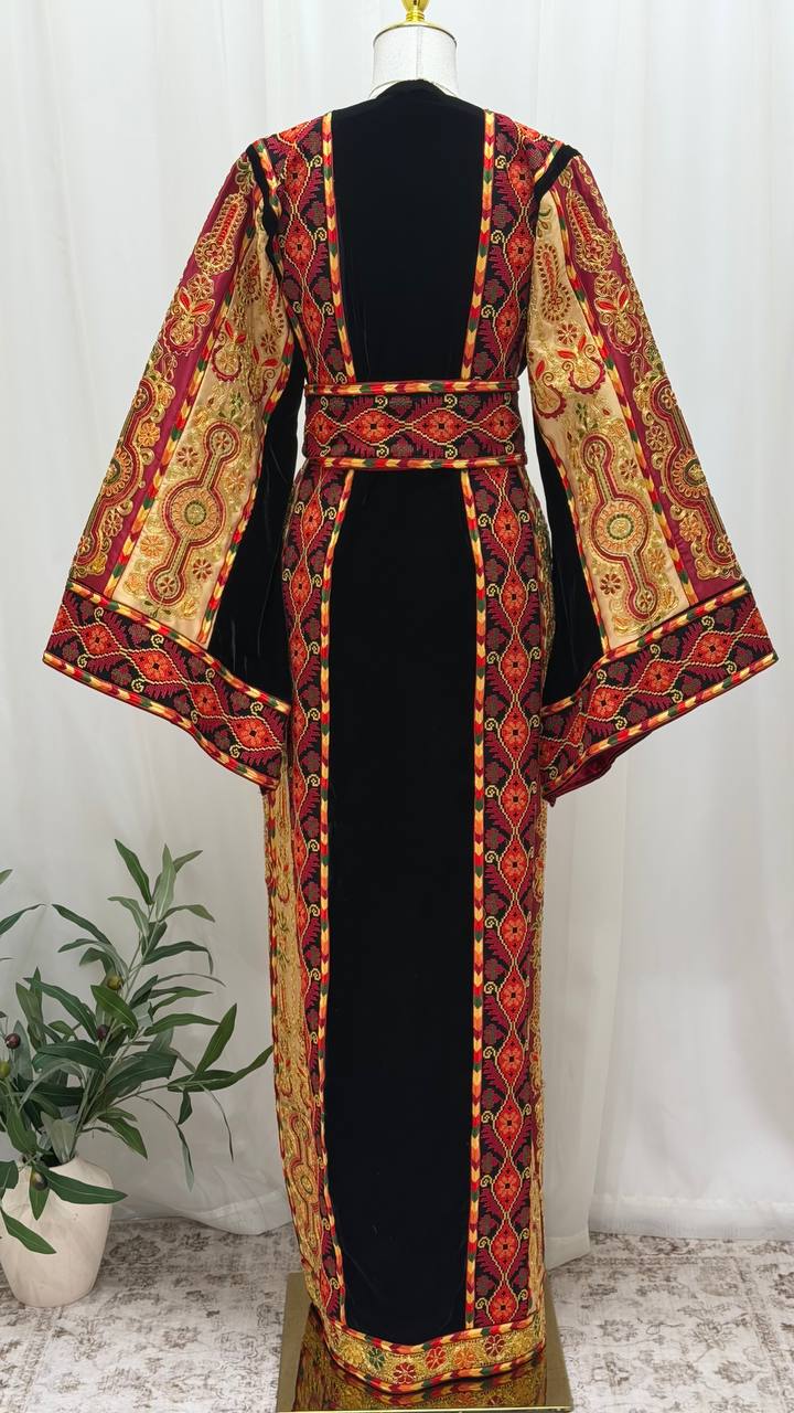 Suhaila Qasab Velvet Thobe