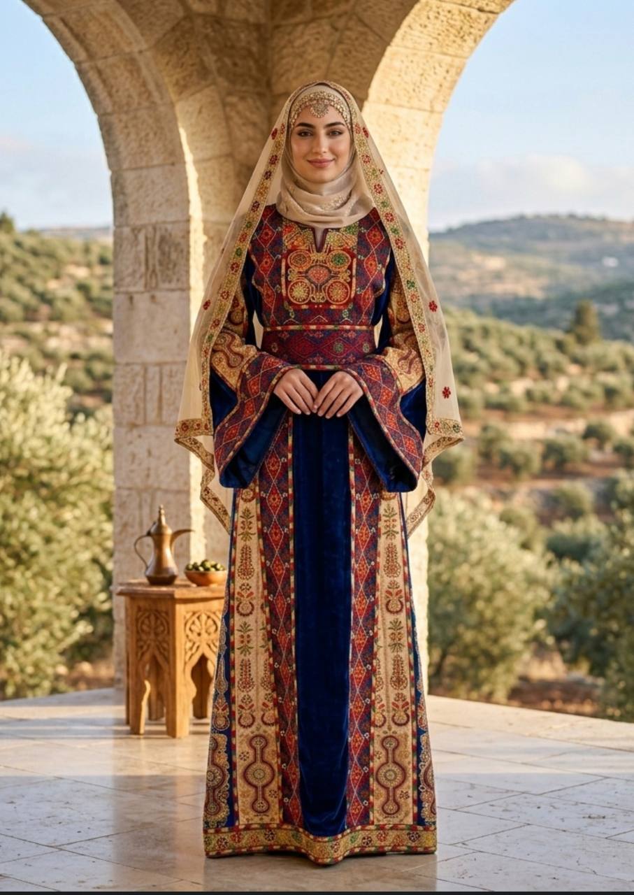 Suhaila Qasab Velvet Thobe