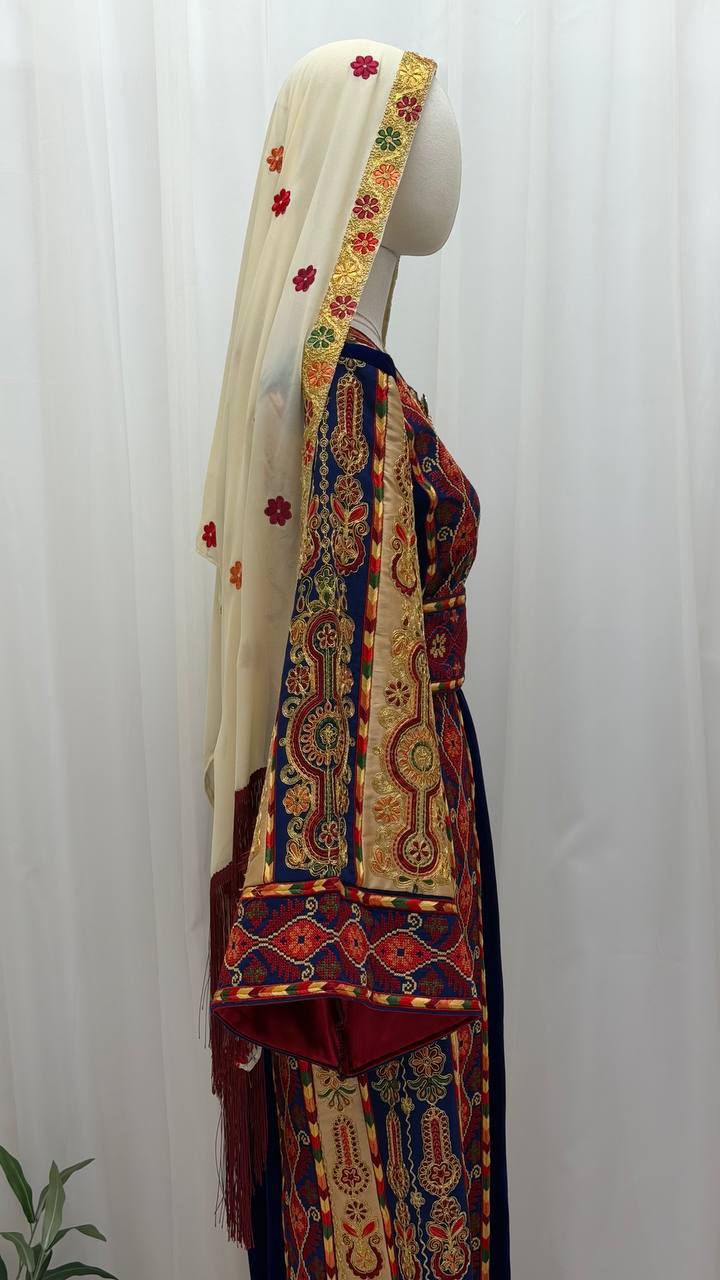 Suhaila Qasab Velvet Thobe