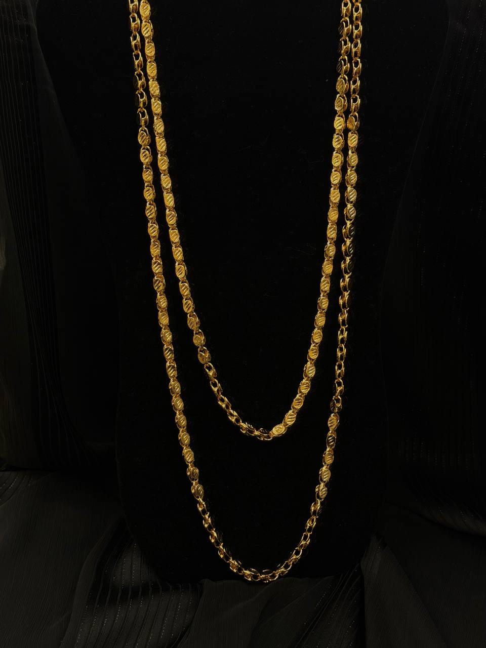 Halabi 2-Meter Gold-Plated Chain (Coin Pattern)
