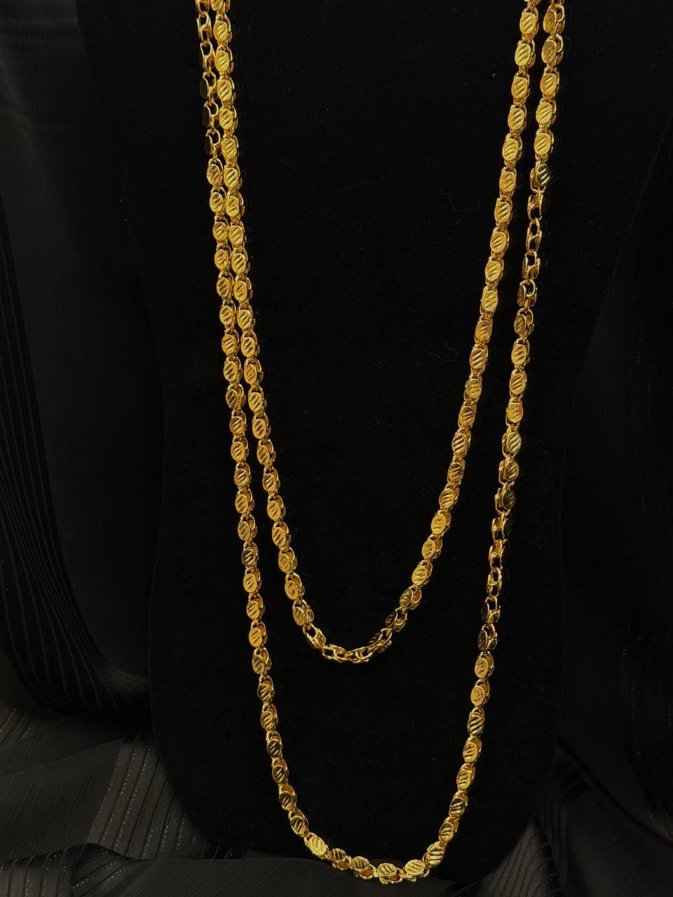 Halabi 2-Meter Gold-Plated Chain (Coin Pattern)
