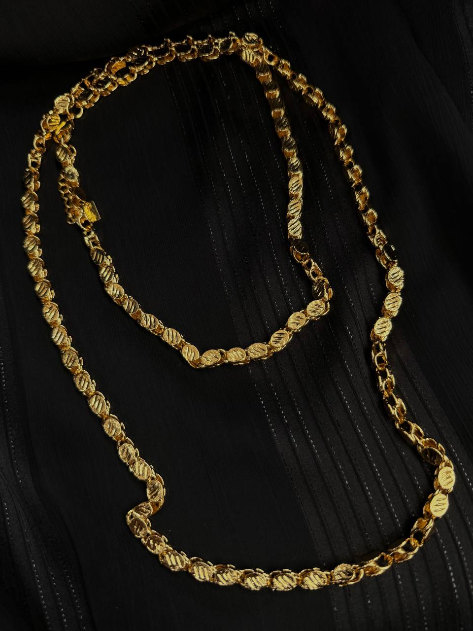 Classic Halabi Luxury Gold-Tone Chain (100 cm)