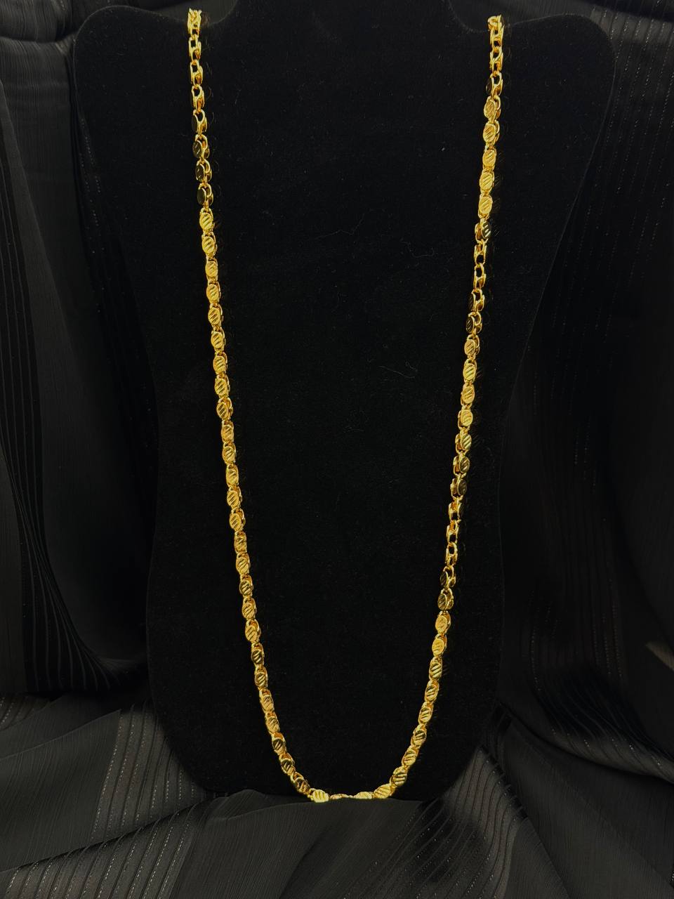 Classic Halabi Luxury Gold-Tone Chain (100 cm)
