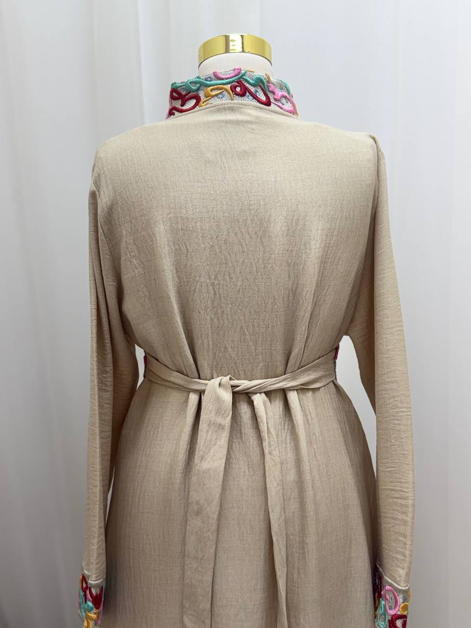 Arabic Whisper Linen Abaya Set