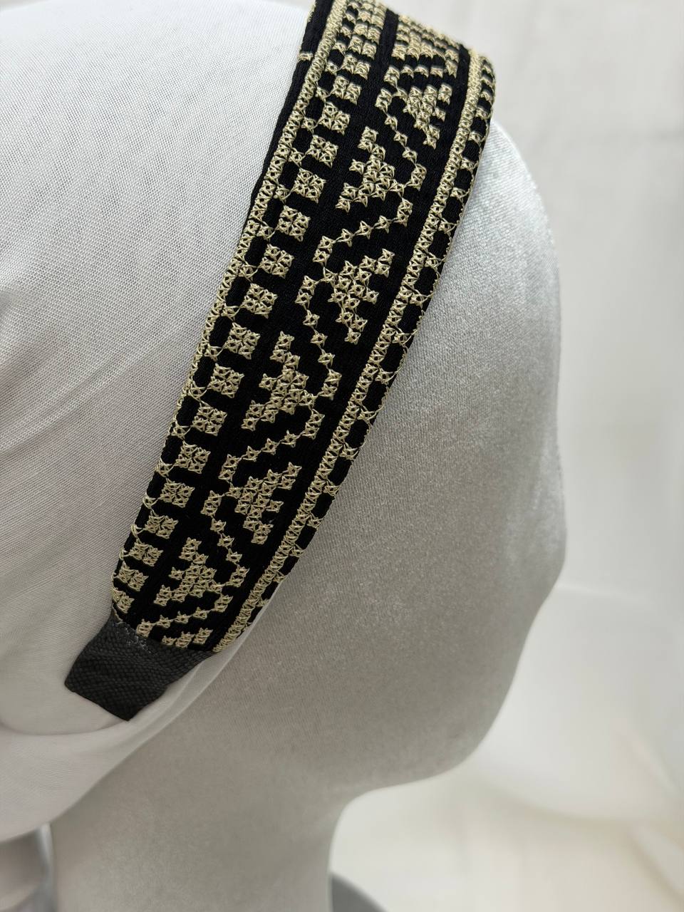 Heritage Bloom Embroidered Headband