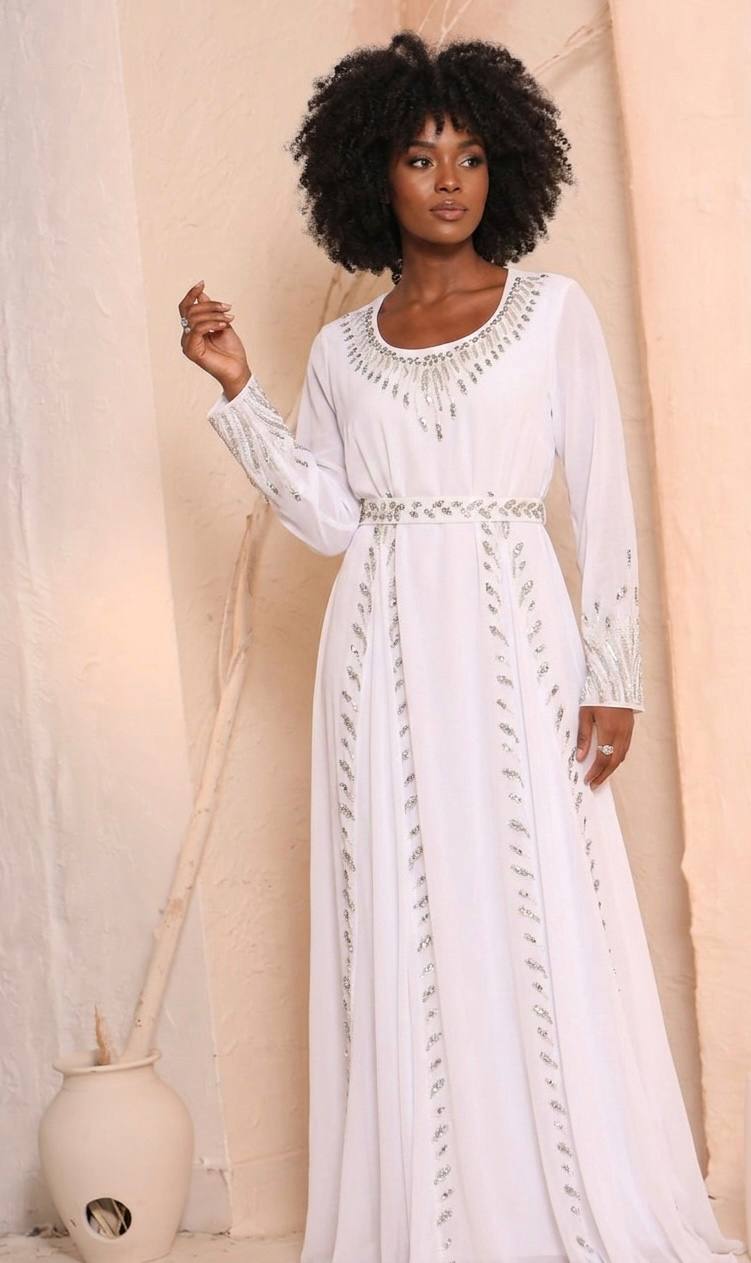 Royal Pearl Bridal Caftan