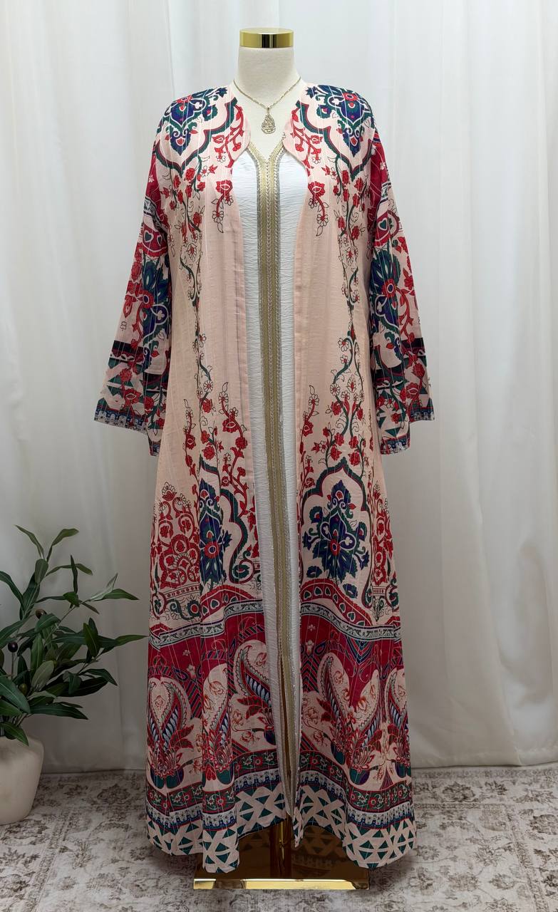 Layali Mosaic Abaya Set