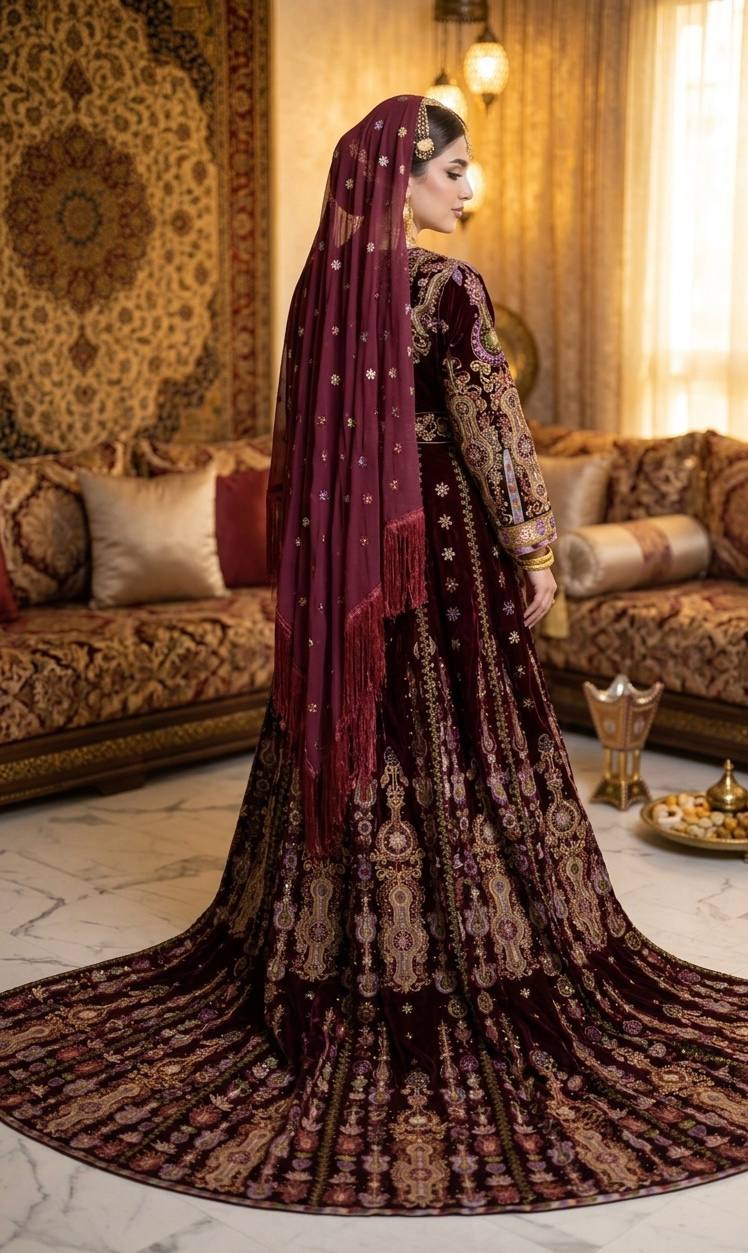 Dima Malika Couture Bridal Thobe