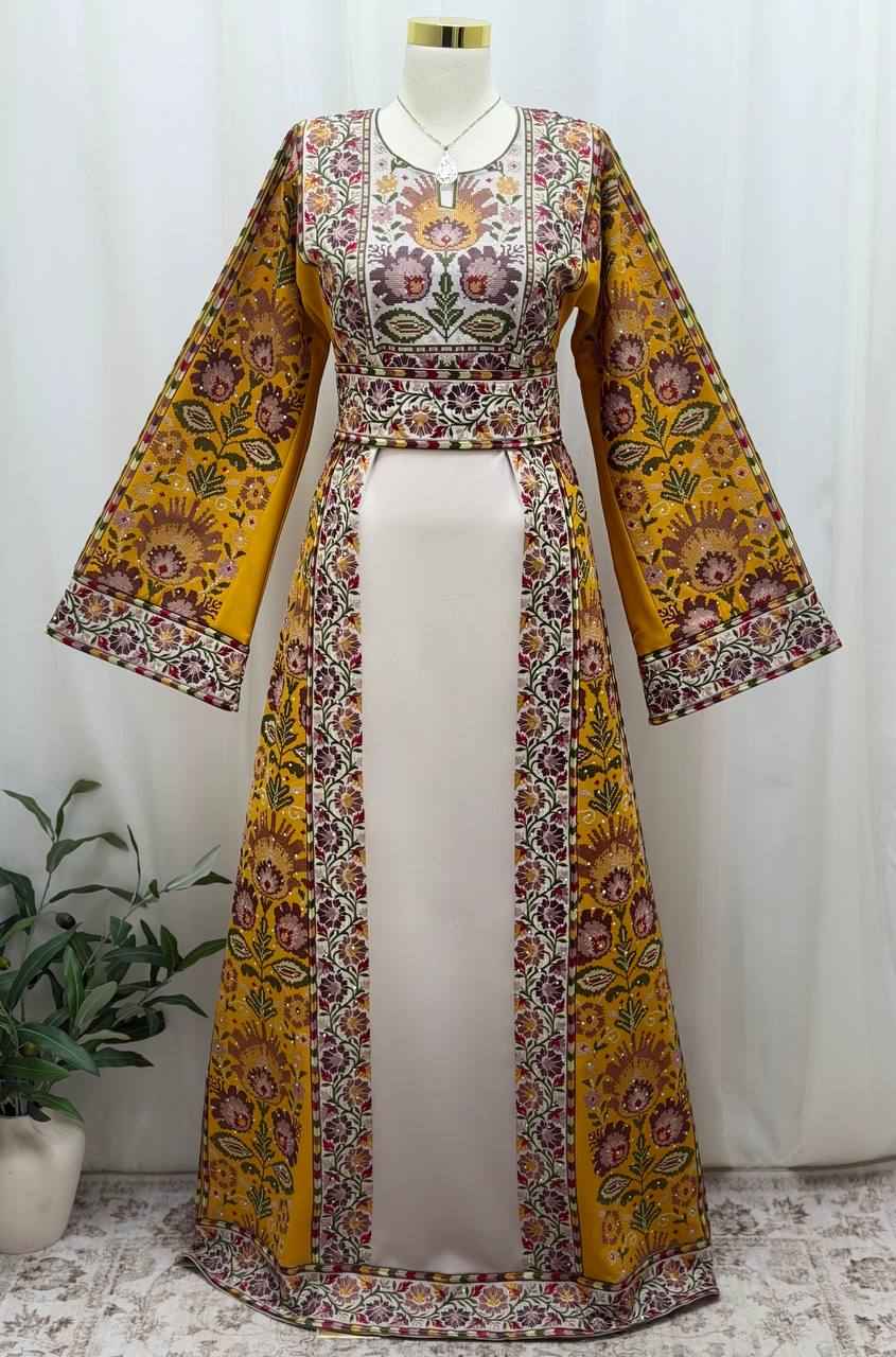 Palestinian Bloom Tatreez Thobe