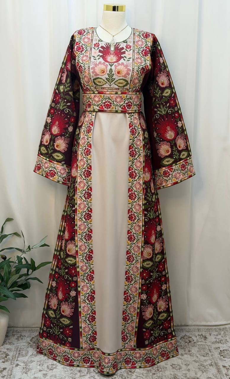 Palestinian Bloom Tatreez Thobe